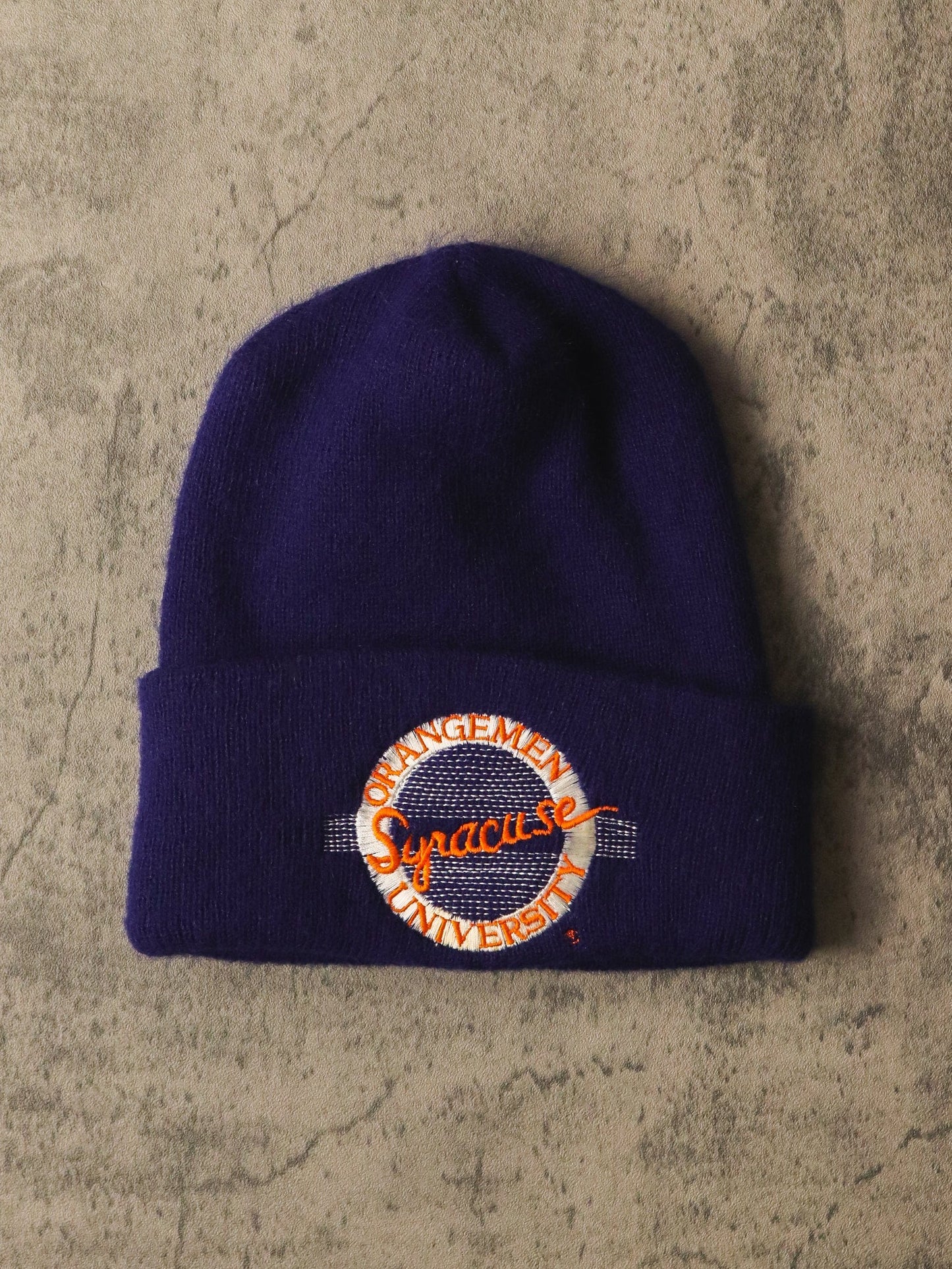 Vintage Syracuse Orange Beanie Adult Blue College from propervintagecanada