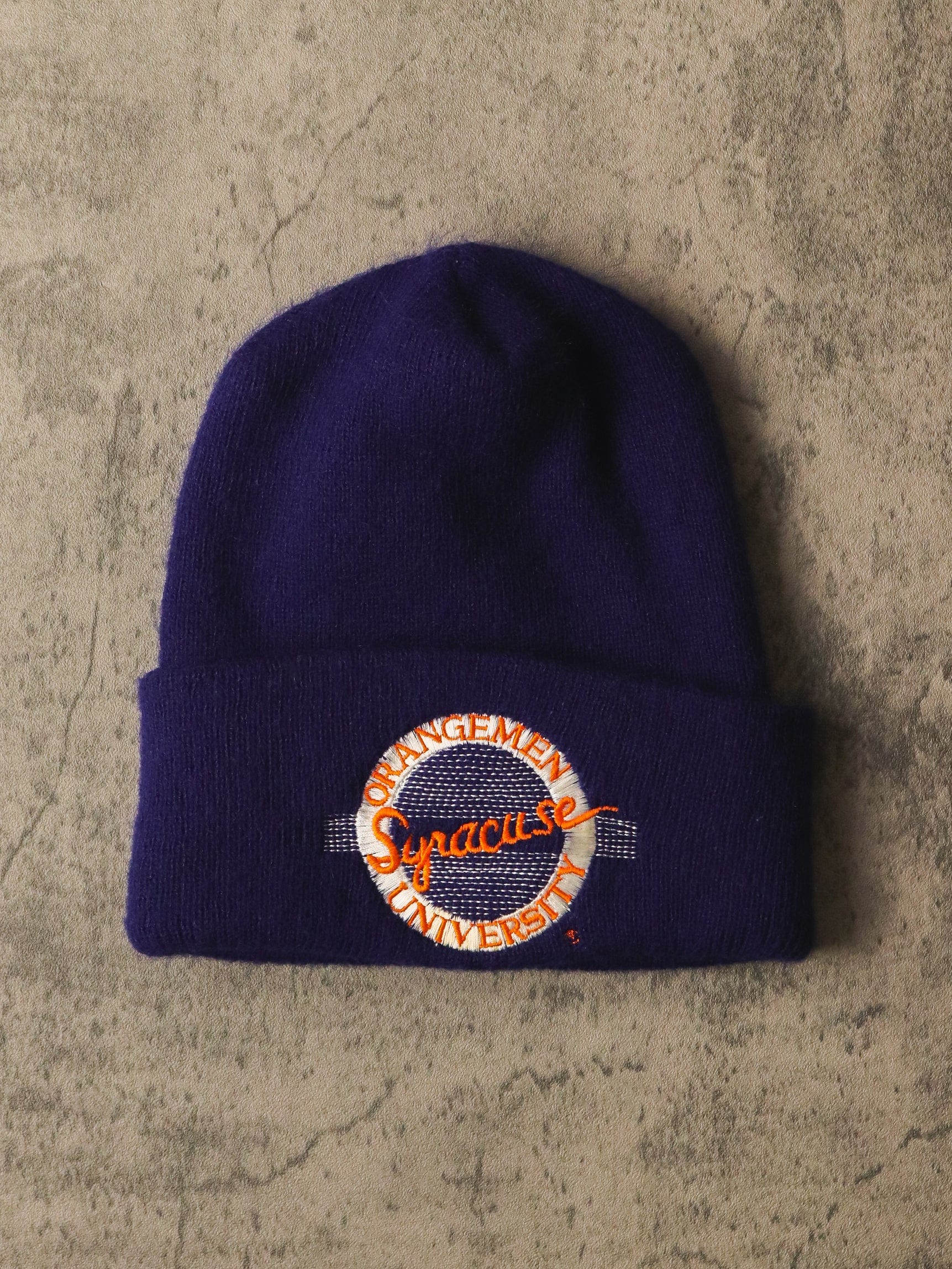 Vintage Syracuse Orange Beanie Adult Blue College from propervintagecanada