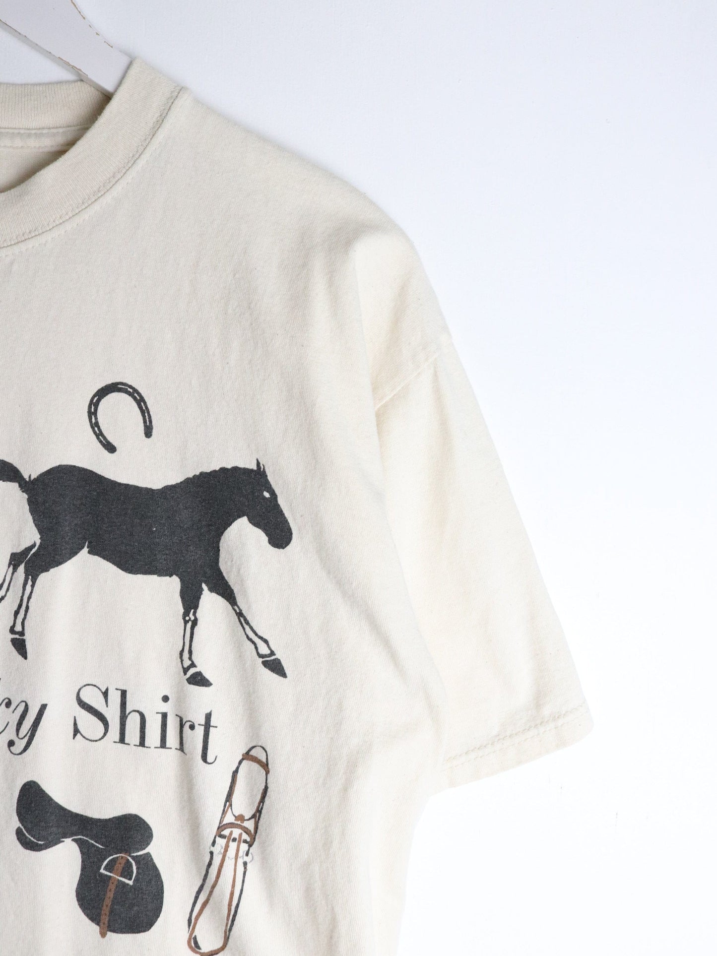 Vintage Tacky T Shirt Mens Medium Beige Funny from propervintagecanada