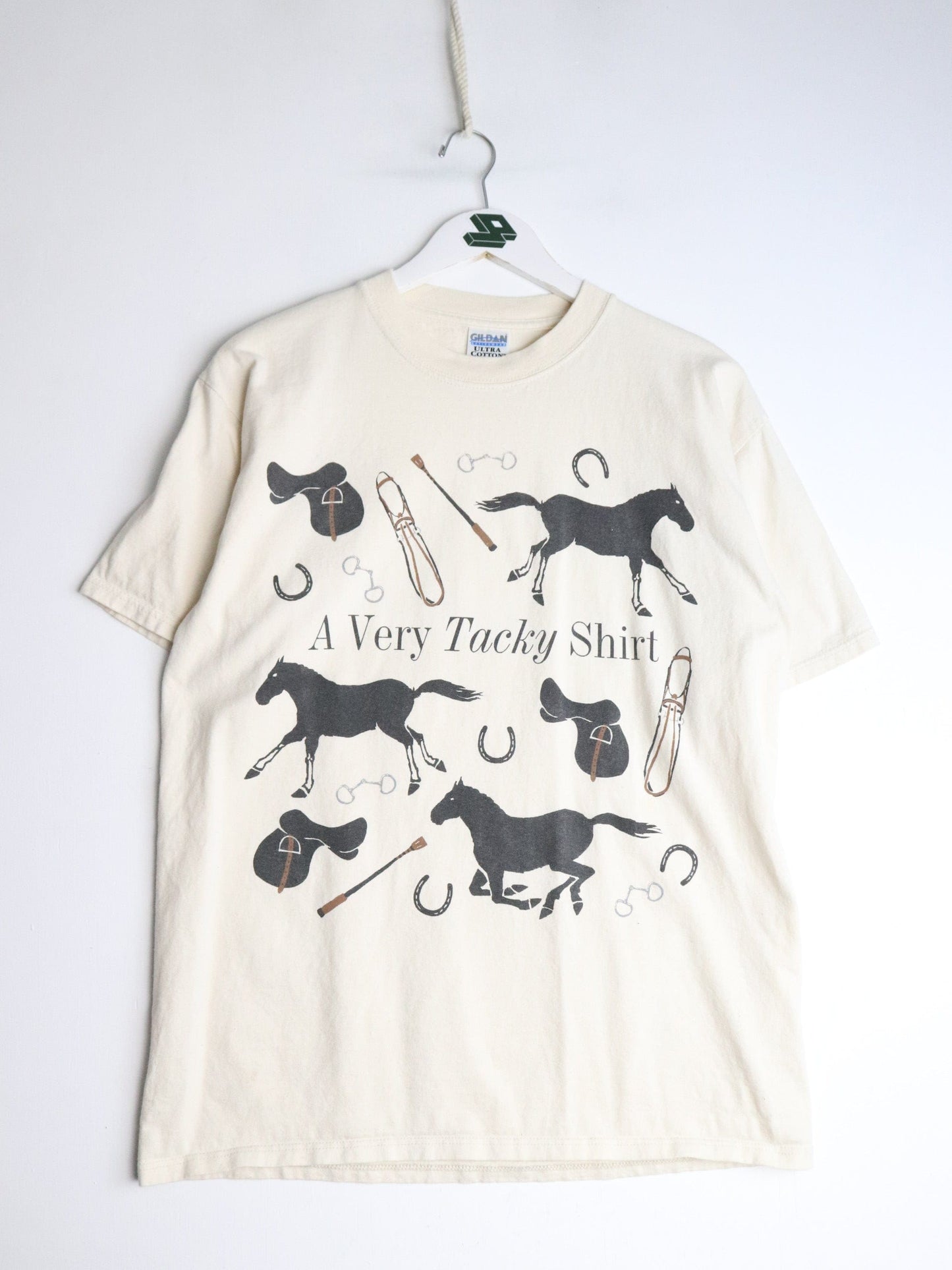 Vintage Tacky T Shirt Mens Medium Beige Funny from propervintagecanada