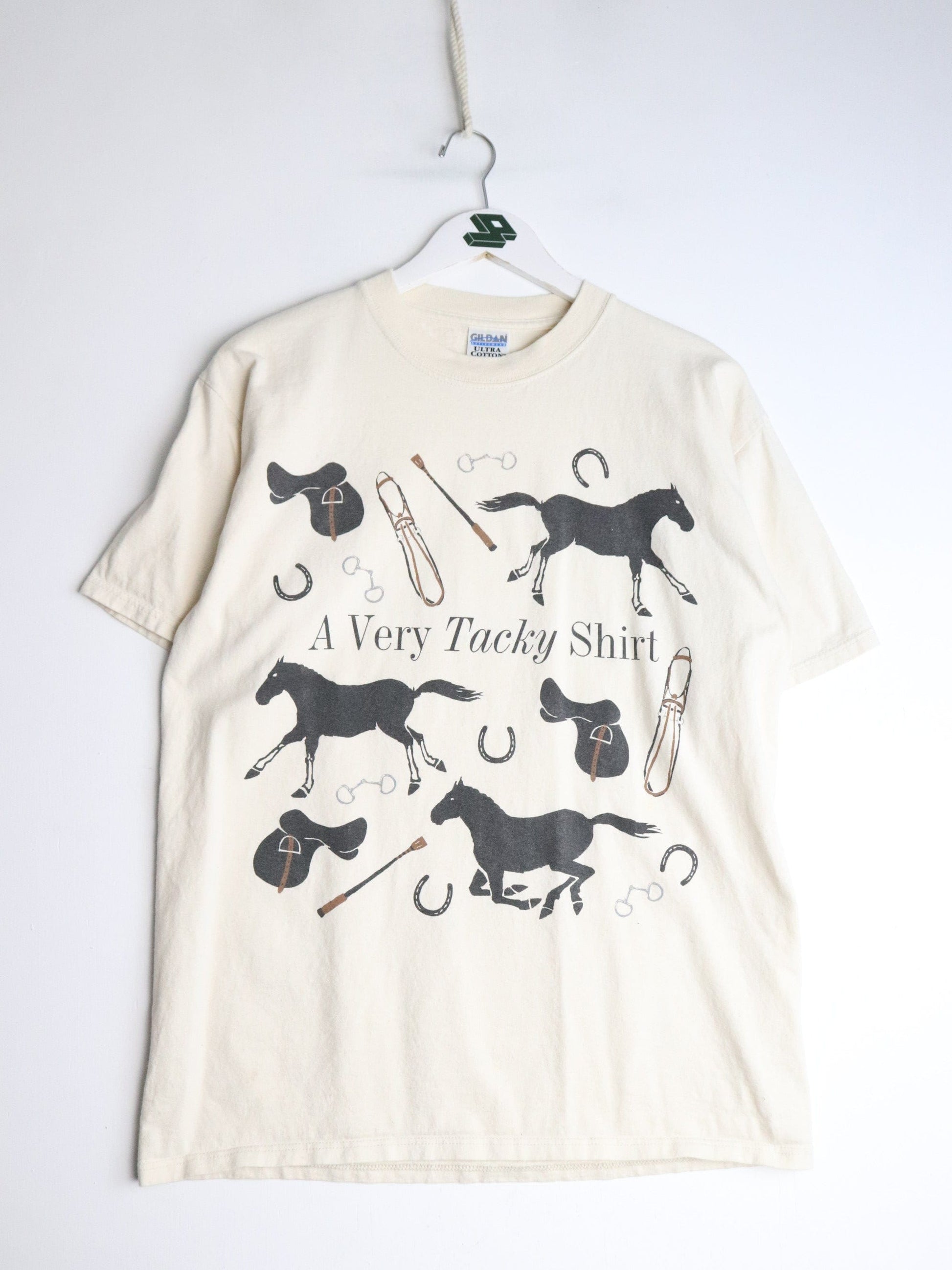 Vintage Tacky T Shirt Mens Medium Beige Funny from propervintagecanada