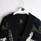 Vintage Tejidos Ruminahui Sweater Mens XL Blak Wool Cardigan from propervintagecanada