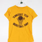 Vintage Tennessee Tech Basketball T Shirt Fits Mens XS Yellow 80s College