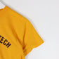 Vintage Tennessee Tech Basketball T Shirt Fits Mens XS Yellow 80s College