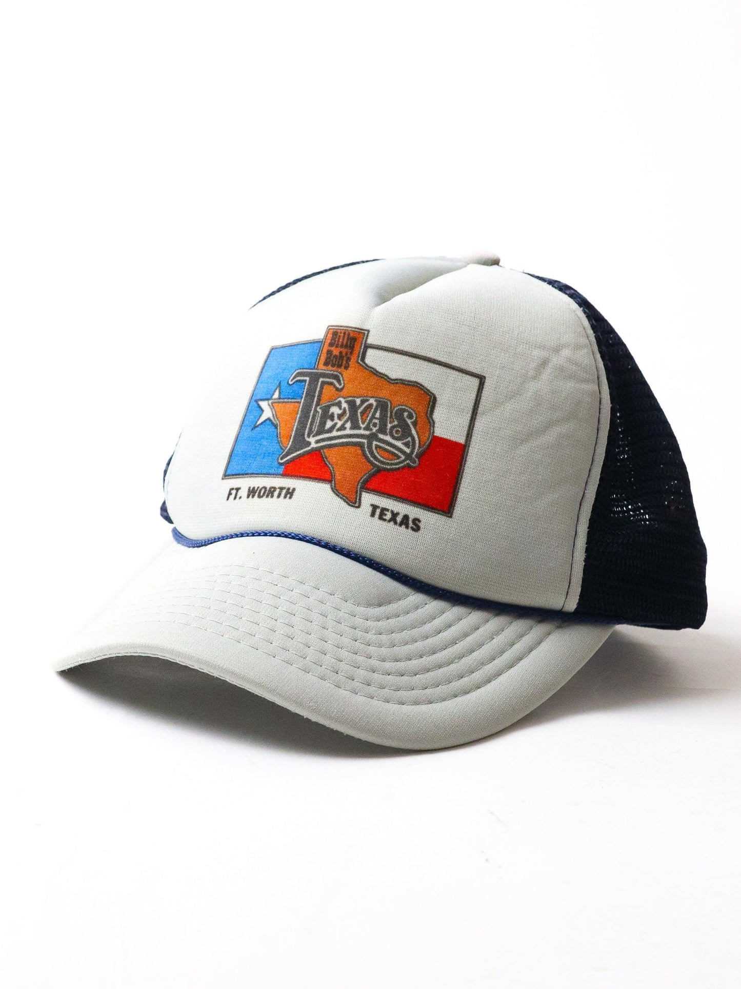 Vintage Texas Hat Cap Adult Grey Trucker Snapback from propervintagecanada