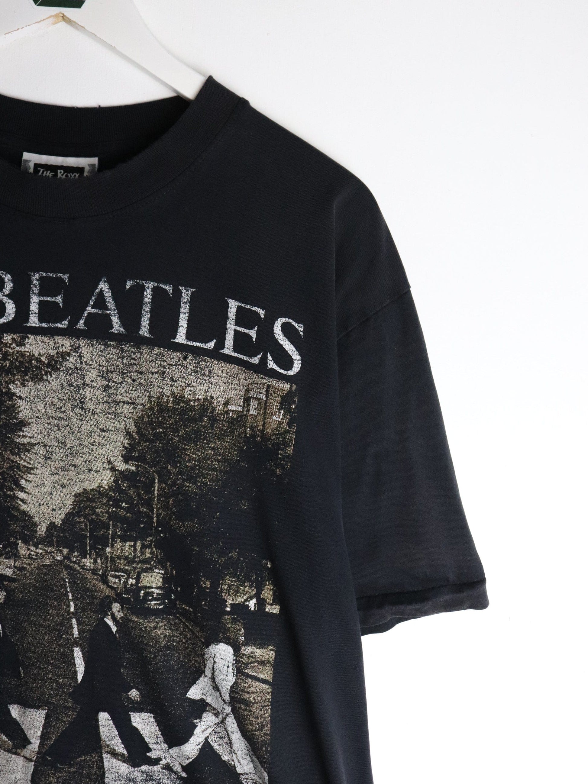 Vintage The Beatles Abbey Road T Shirt Mens XL Black from propervintagecanada