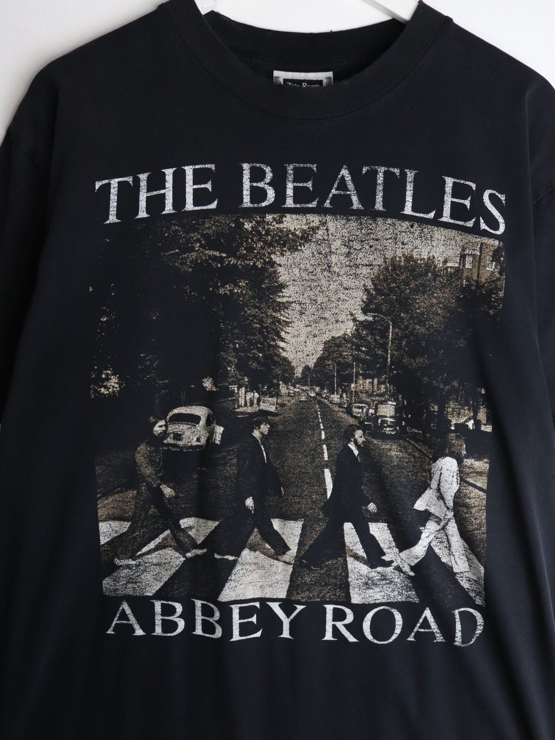 Vintage The Beatles Abbey Road T Shirt Mens XL Black from propervintagecanada