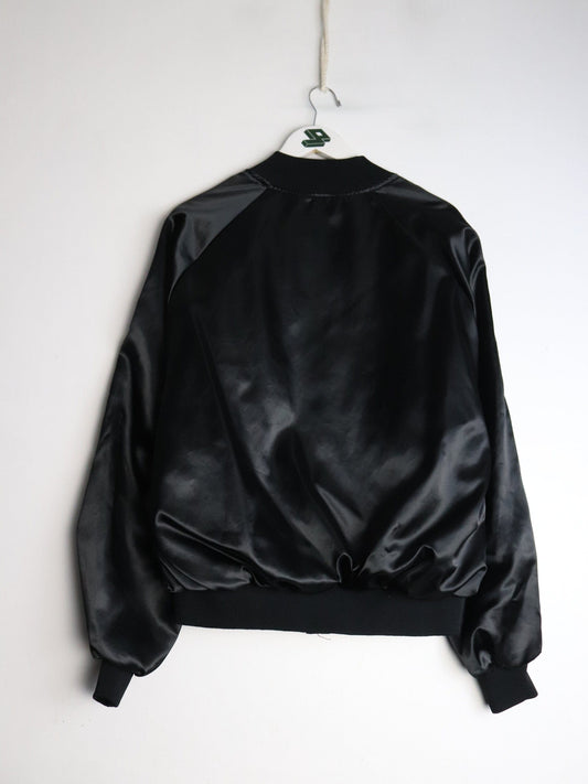 Vintage Theater Army Area Command Satin Jacket Mens XL Black from propervintagecanada