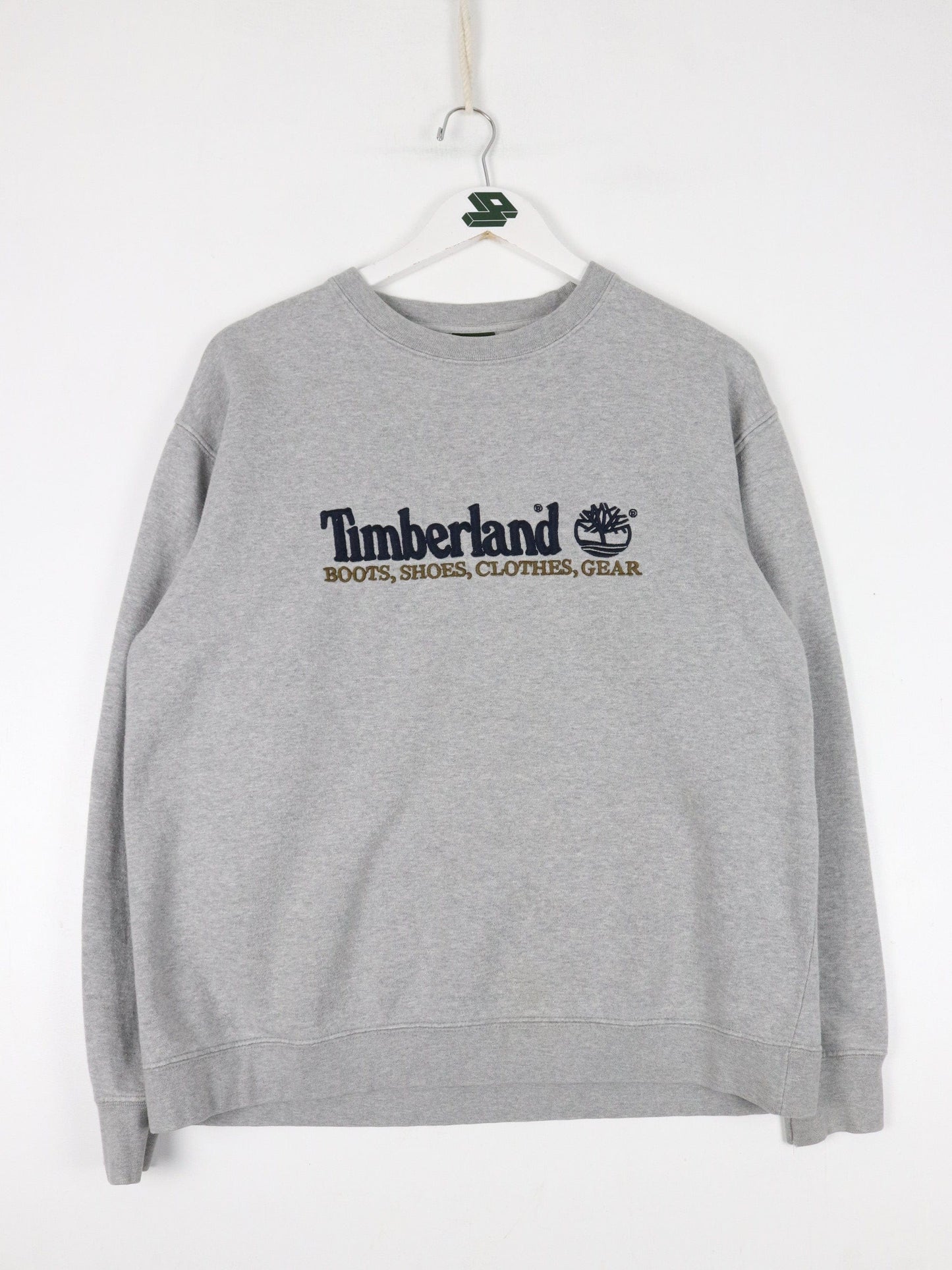 Vintage Timberland Sweatshirt Mens Small Grey Outdoors from propervintagecanada