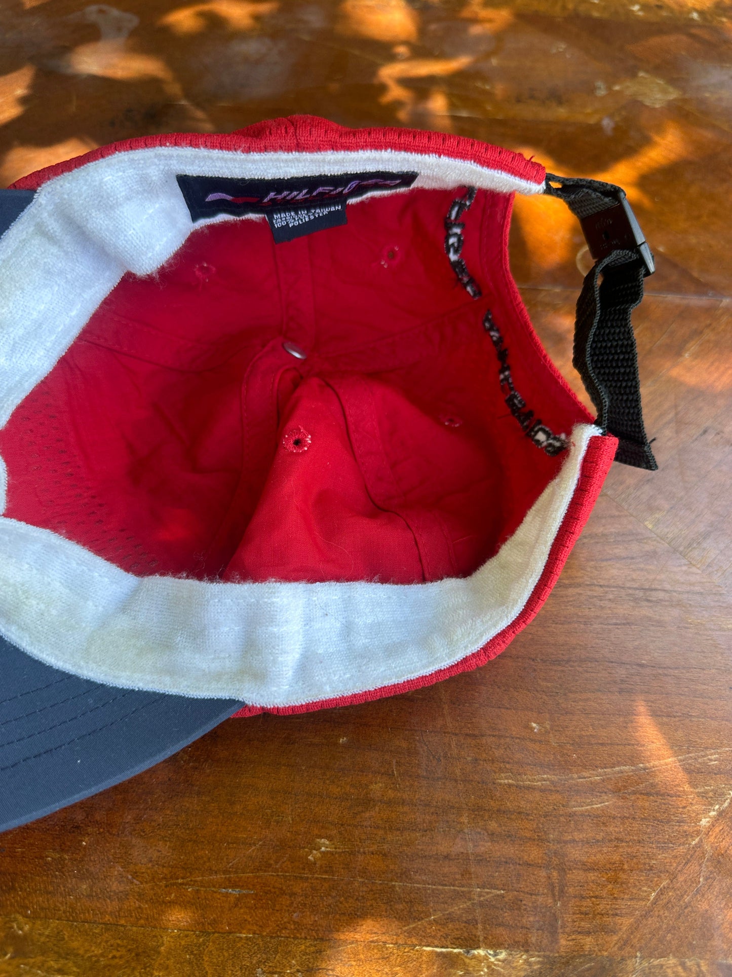 Vintage Tommy Hilfiger Hat Adult Red Strap Back