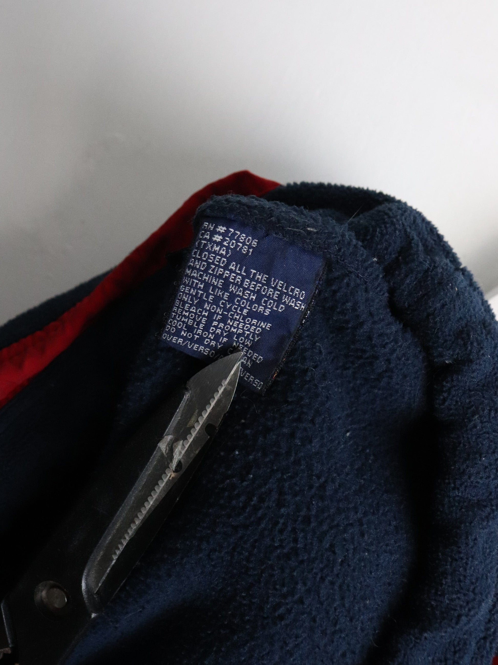 Vintage Tommy Hilfiger Jacket Mens XL Blue Fleece from propervintagecanada