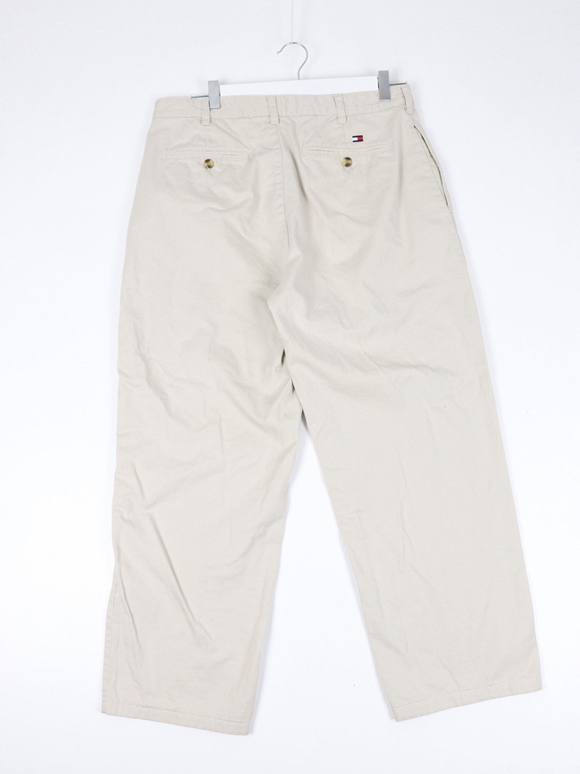 Vintage Tommy Hilfiger Pants Fits Mens 34 x 27 Beige Chino Casual