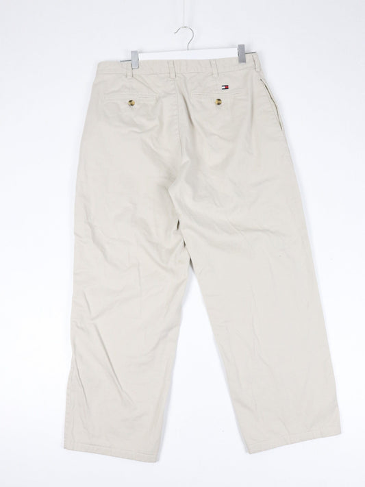 Vintage Tommy Hilfiger Pants Fits Mens 34 x 27 Beige Chino Casual