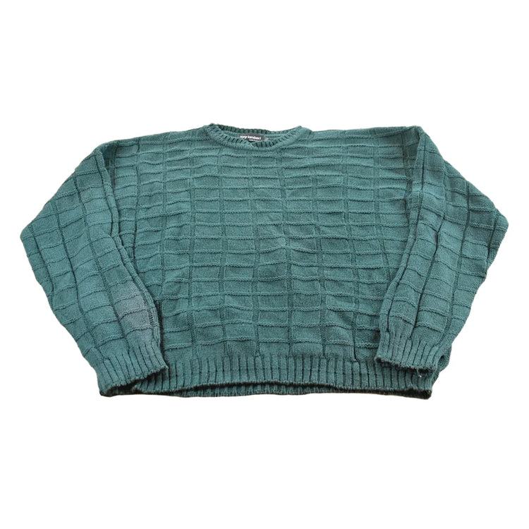 Vintage Tony Lambert Knitted Textured Sweater Mens L from propervintagecanada