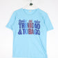 Vintage Trinidad & Tobago T Shirt Fits Mens Small Blue 80s from propervintagecanada