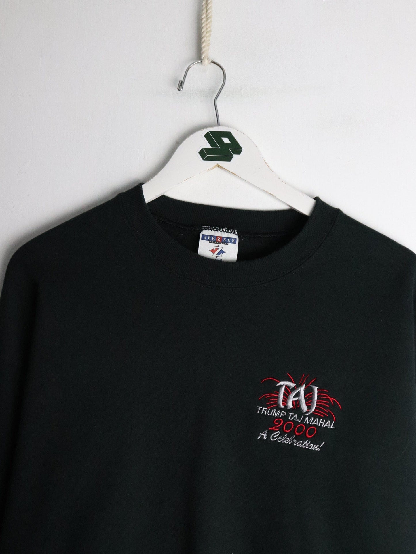 Vintage Trump Taj Mahal Sweatshirt Mens Large Black