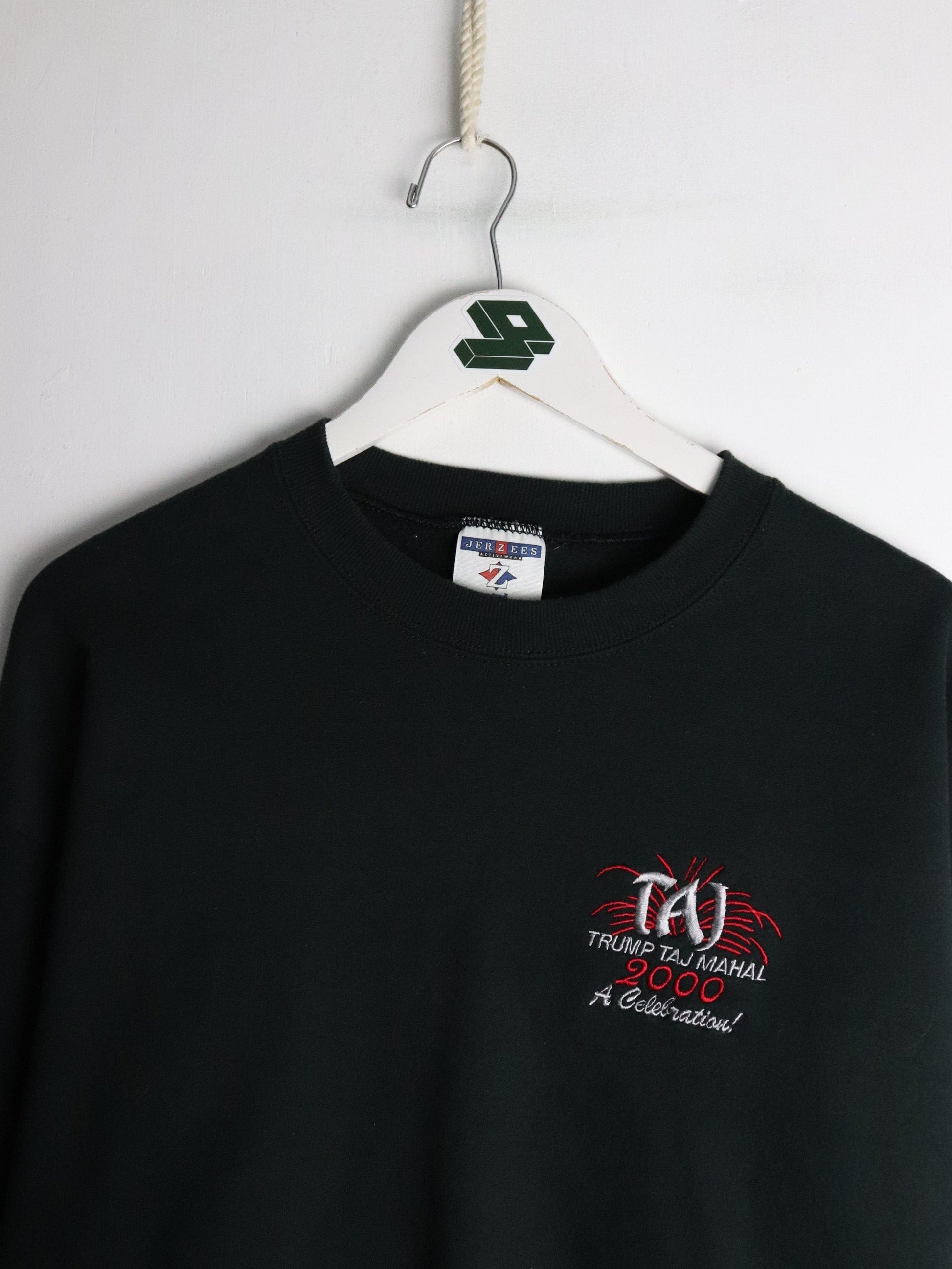 Vintage Trump Taj Mahal Sweatshirt Mens Large Black
