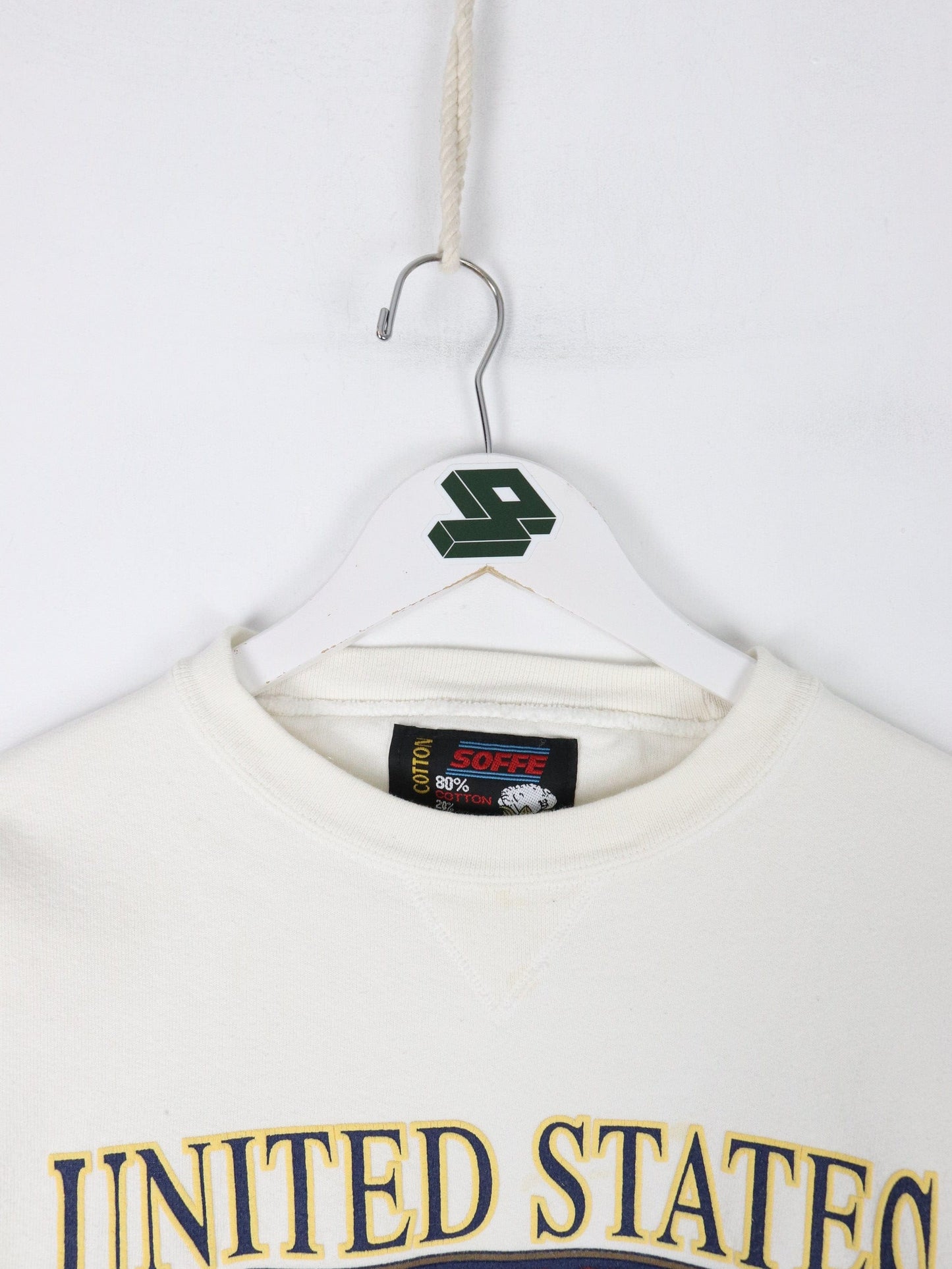 Vintage U.S. Marines Sweatshirt Mens XL White 90s Army