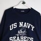 Vintage U.S. Navy Seabees Sweatshirt Mens 2XL Blue from propervintagecanada