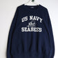 Vintage U.S. Navy Seabees Sweatshirt Mens 2XL Blue from propervintagecanada