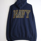 Vintage U.S. Navy Sweatshirt Mens XL Blue Hoodie from propervintagecanada