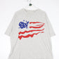 Vintage United Colors of Benetton T Shirt Mens XL Grey USA Flag from propervintagecanada