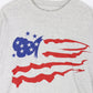 Vintage United Colors of Benetton T Shirt Mens XL Grey USA Flag from propervintagecanada