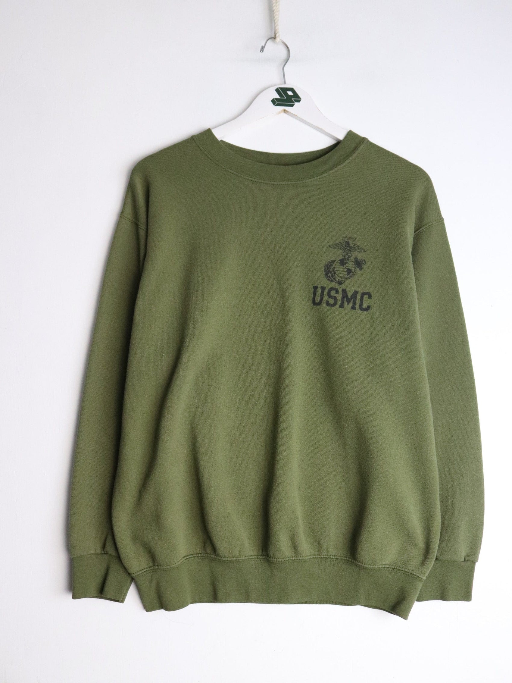 Vintage United States Marine Corps Sweatshirt Mens Medium Green from propervintagecanada