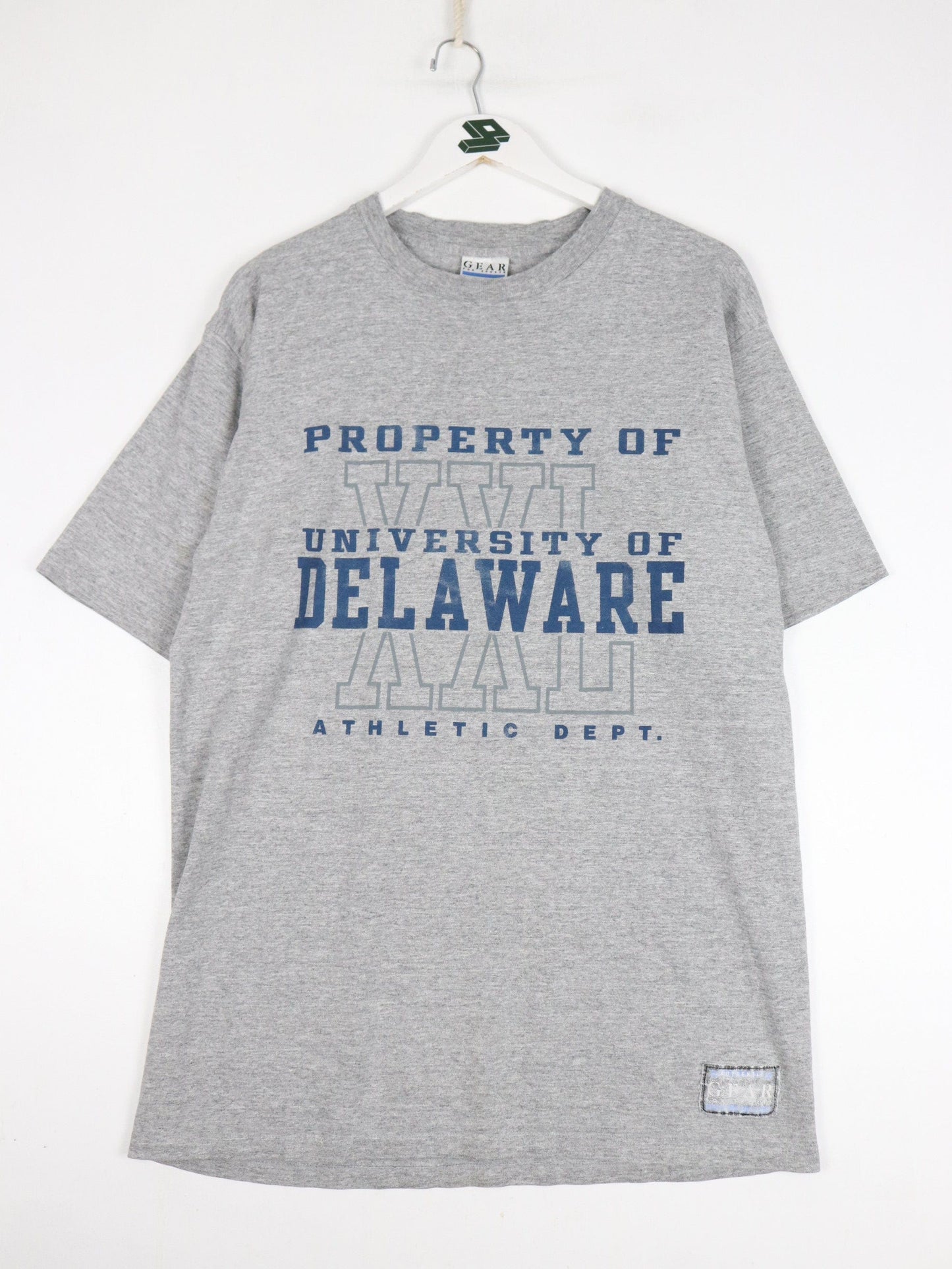 Vintage University of Delaware T Shirt Mens XL Grey College from propervintagecanada