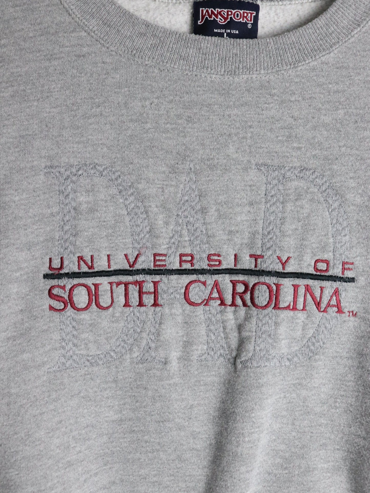 Vintage University of South Carolina Sweatshirt Mens Large Grey College