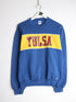 Vintage University of Tulsa Sweatshirt Fits Mens Small Blue College