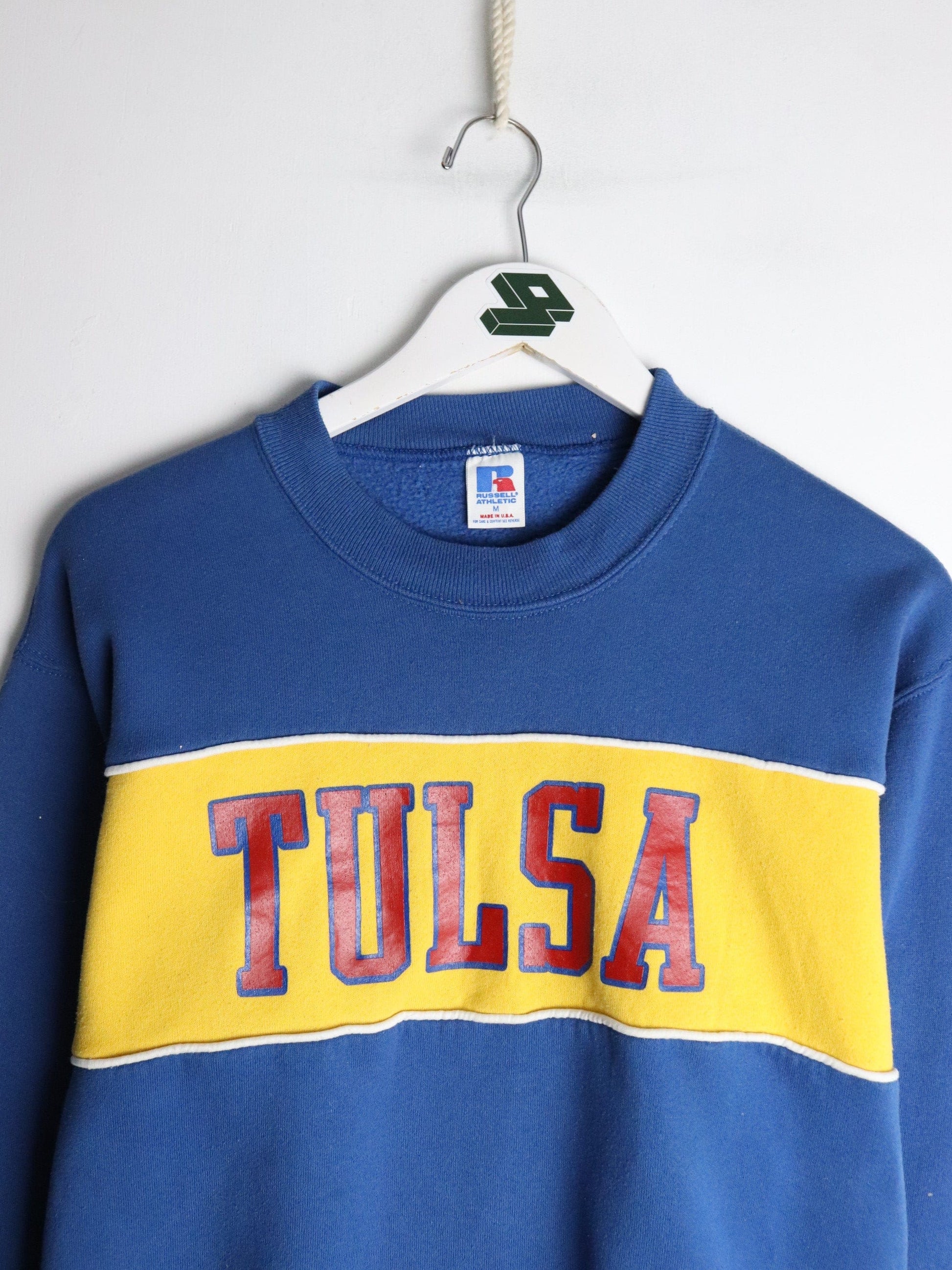Vintage University of Tulsa Sweatshirt Fits Mens Small Blue College