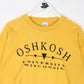 Vintage University of Wisconsin T Shirt Mens XL Yellow 90s College