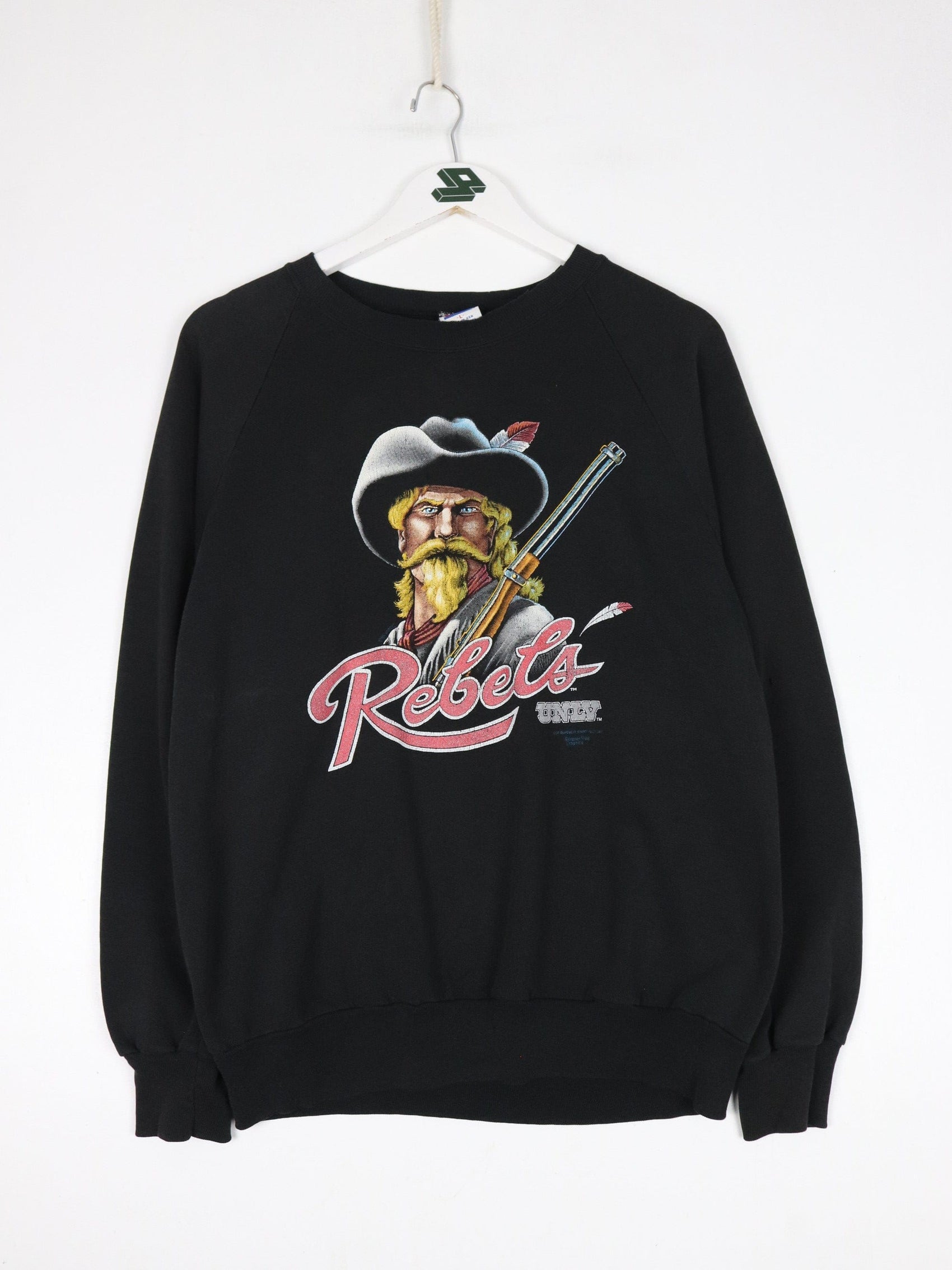 Vintage UNLV Rebels Sweatshirt Fits Mens Medium Black College