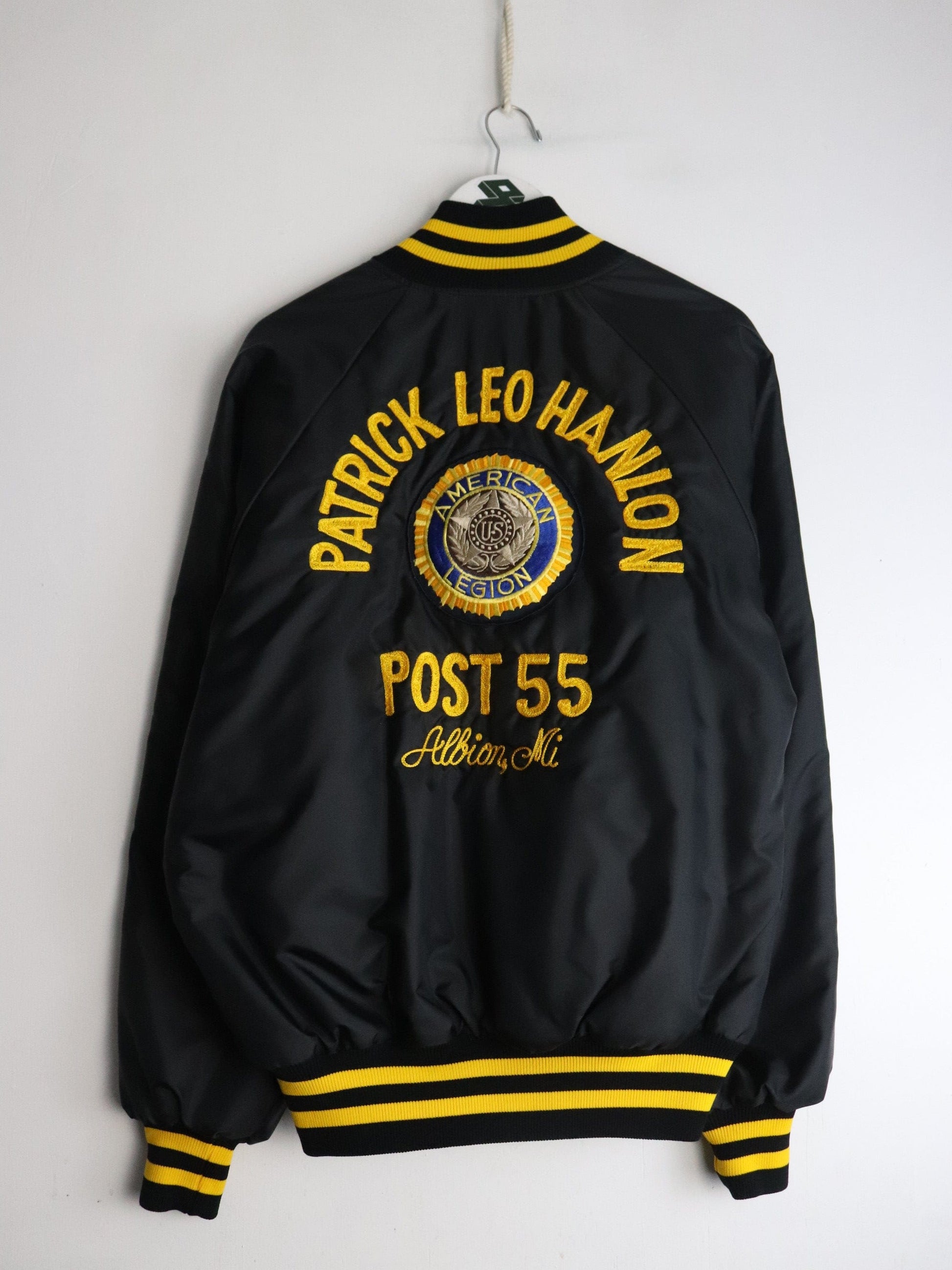 Vintage US Veterans American Legion Jacket Mens XL Black from propervintagecanada