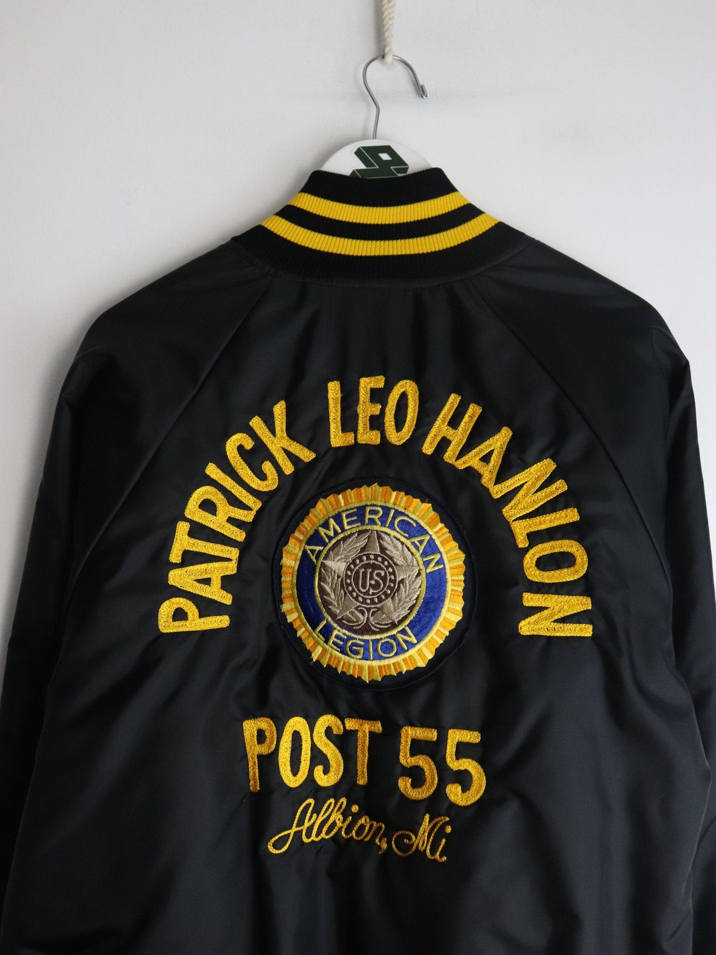 Vintage US Veterans American Legion Jacket Mens XL Black from propervintagecanada