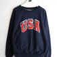 Vintage USA Sweatshirt Mens XL Blue from propervintagecanada