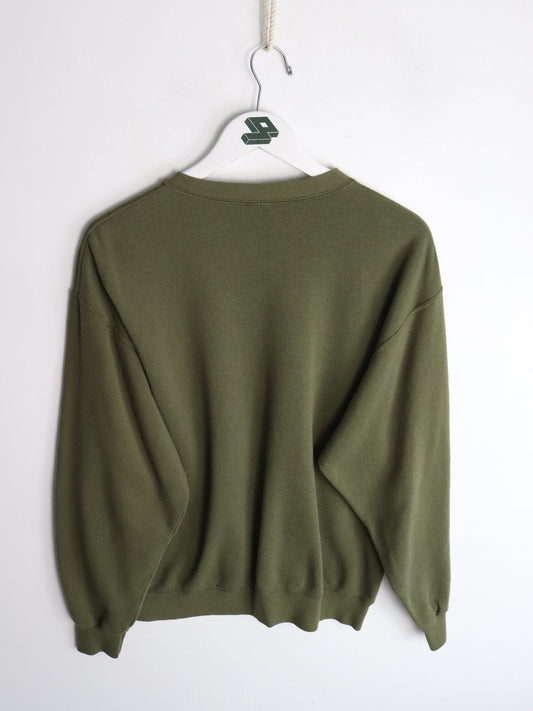 Vintage USMC Sweatshirt Mens Medium Green