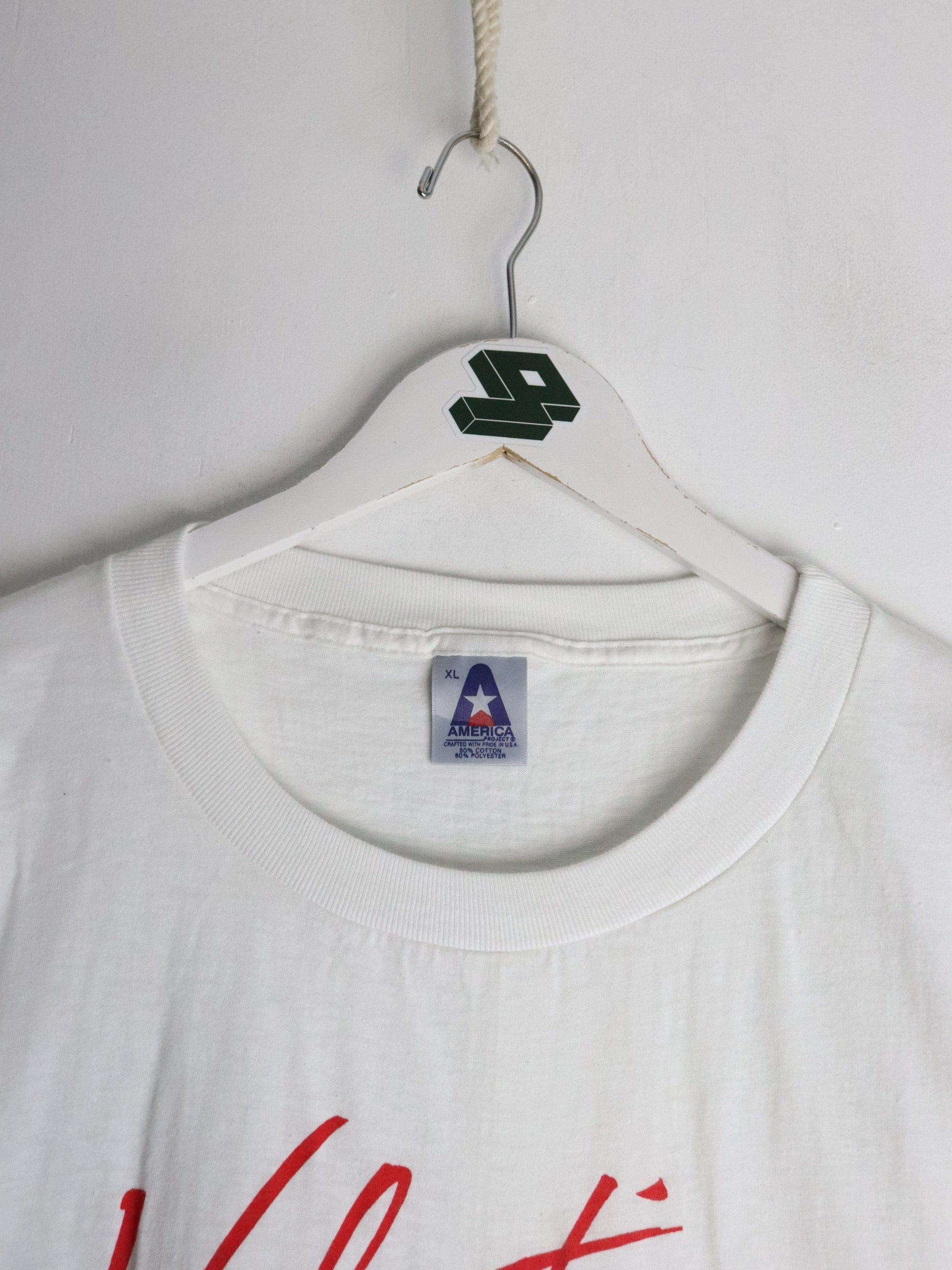 Vintage Valentine Wanted T Shirt Mens Medium White Funny from propervintagecanada