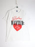 Vintage Valentine Wanted T Shirt Mens Medium White Funny from propervintagecanada