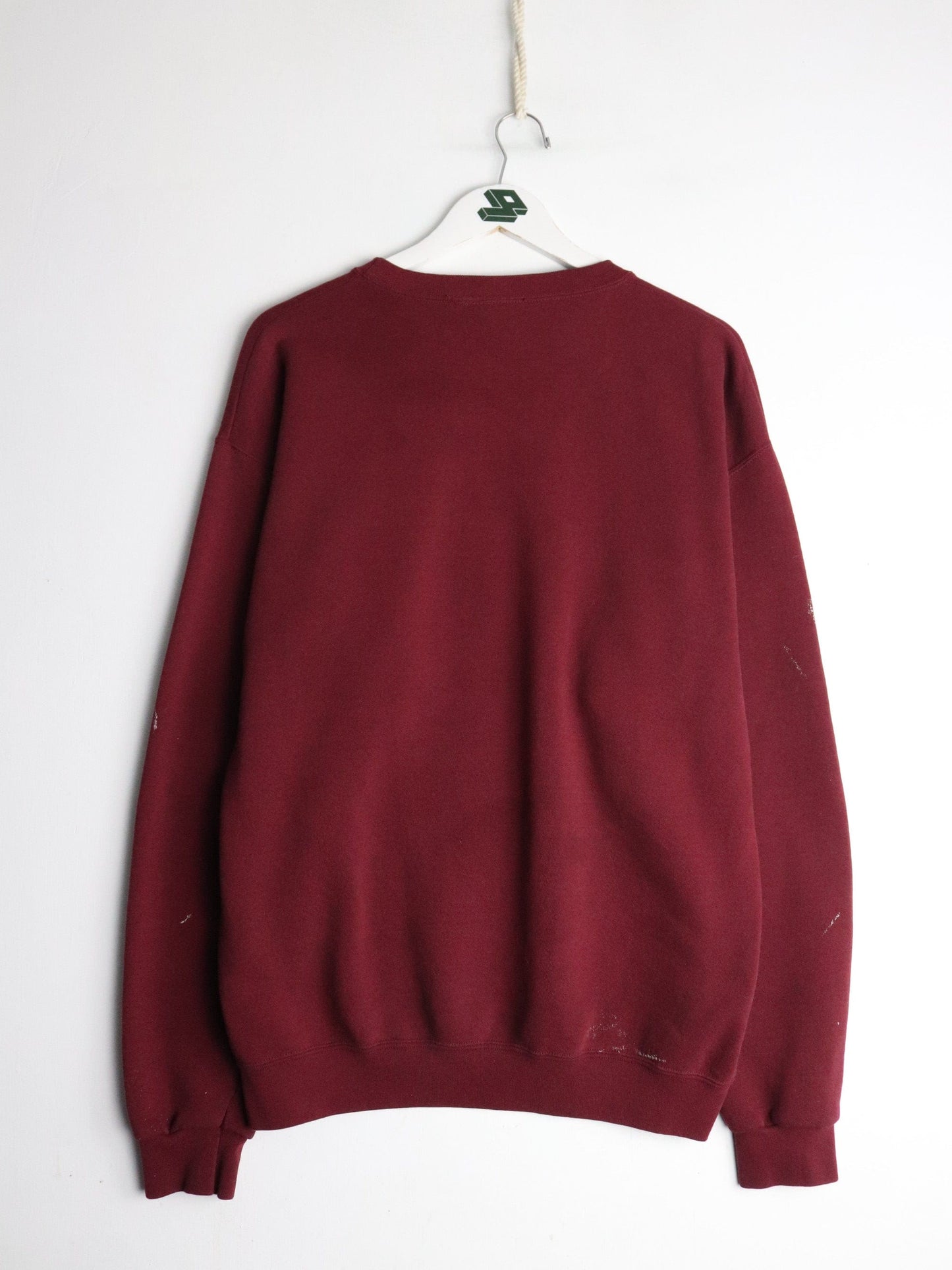 Vintage Van Heusen Sweatshirt Mens Large Red World Soccer