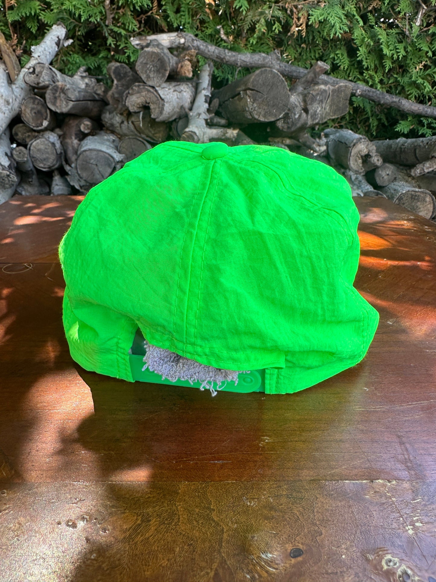 Vintage Veedol Hat Adult Green Snap Back Nylon from propervintagecanada