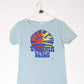 Vintage Virginia Beach T Shirt Womens XL Blue 70s 80s Hippie Baby Tee from propervintagecanada