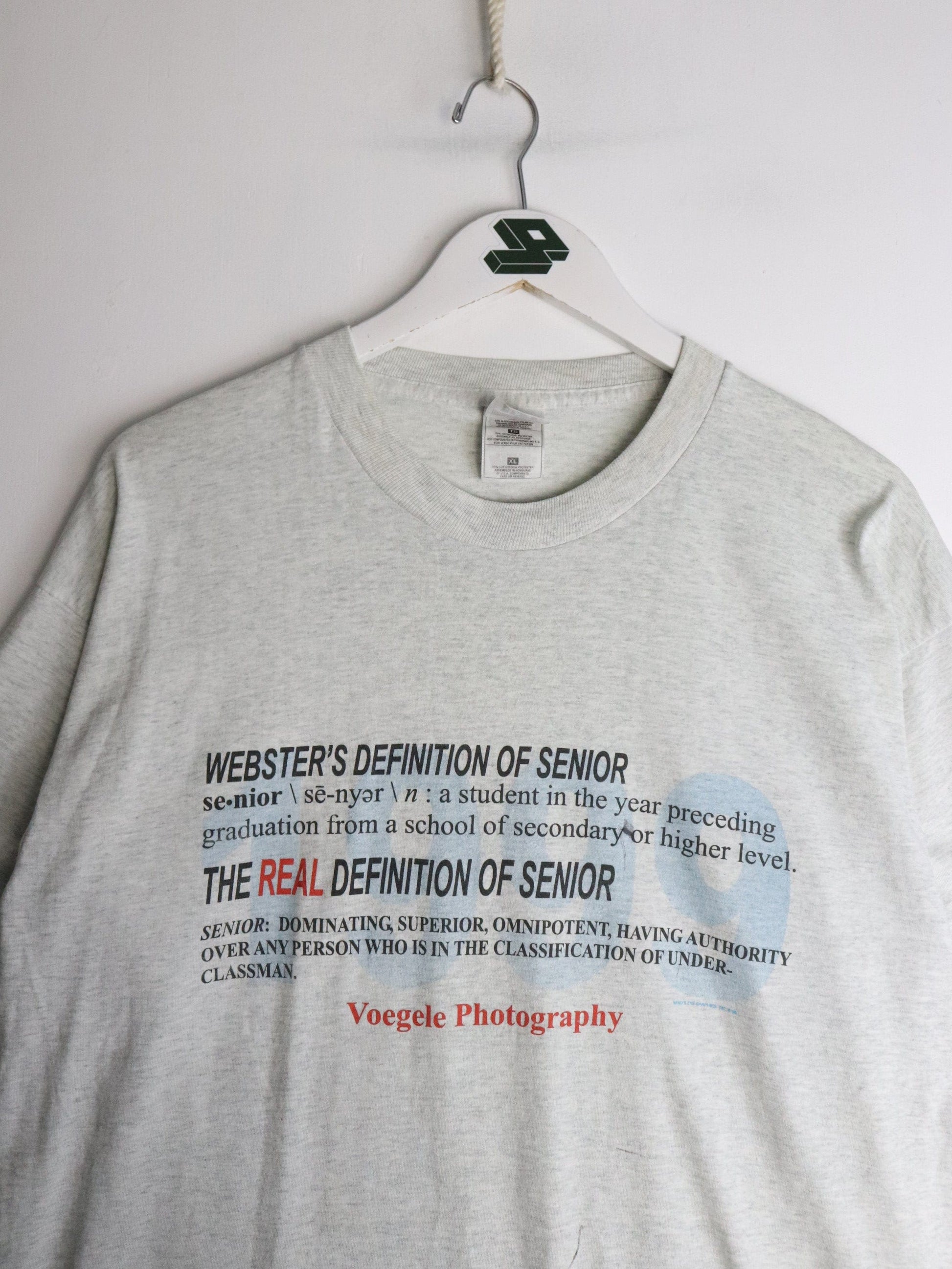 Vintage Voegele Photography T Shirt Mens XL Grey from propervintagecanada