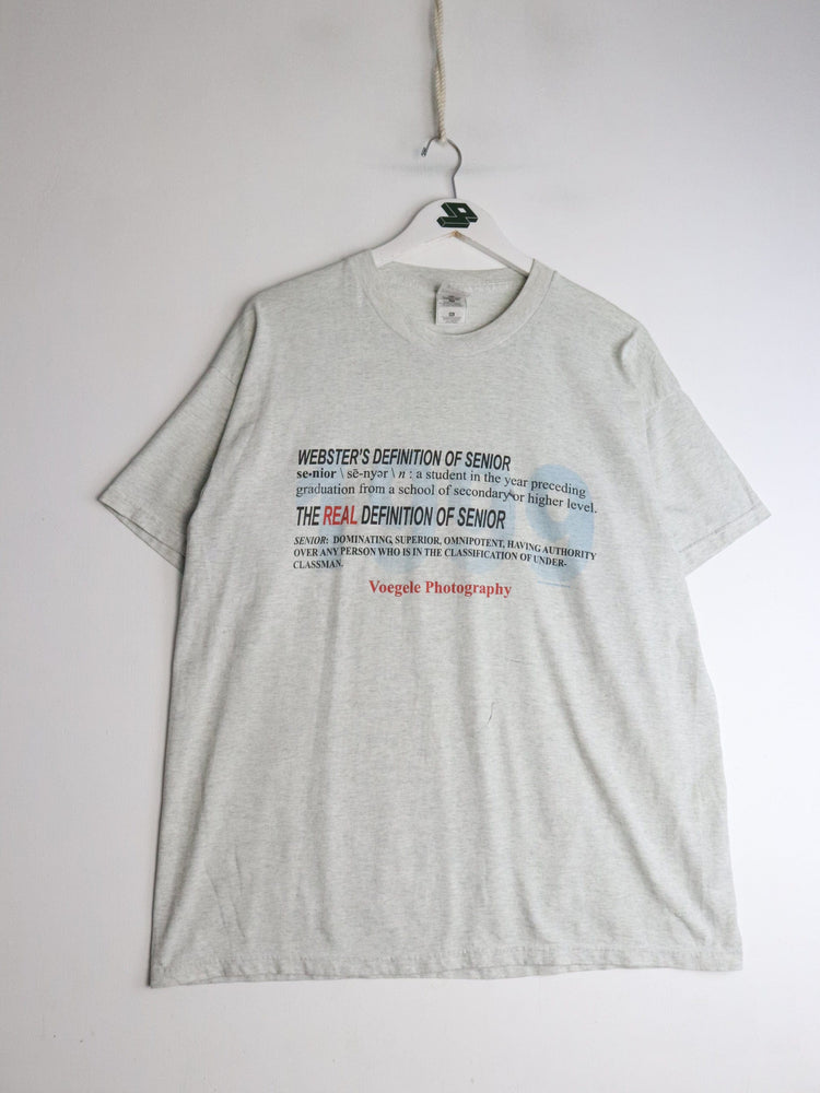 Vintage Voegele Photography T Shirt Mens XL Grey from propervintagecanada