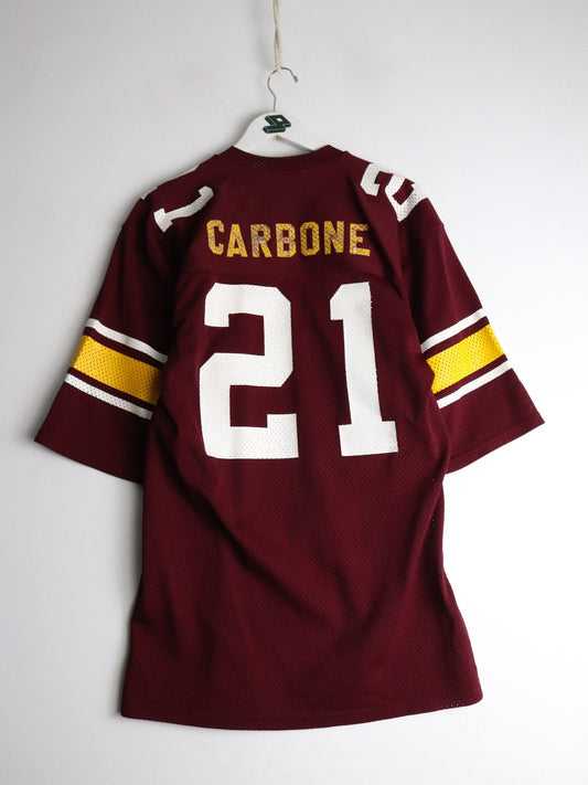 Vintage Warriors Football Jersey Mens Medium Red Sandknit 80s