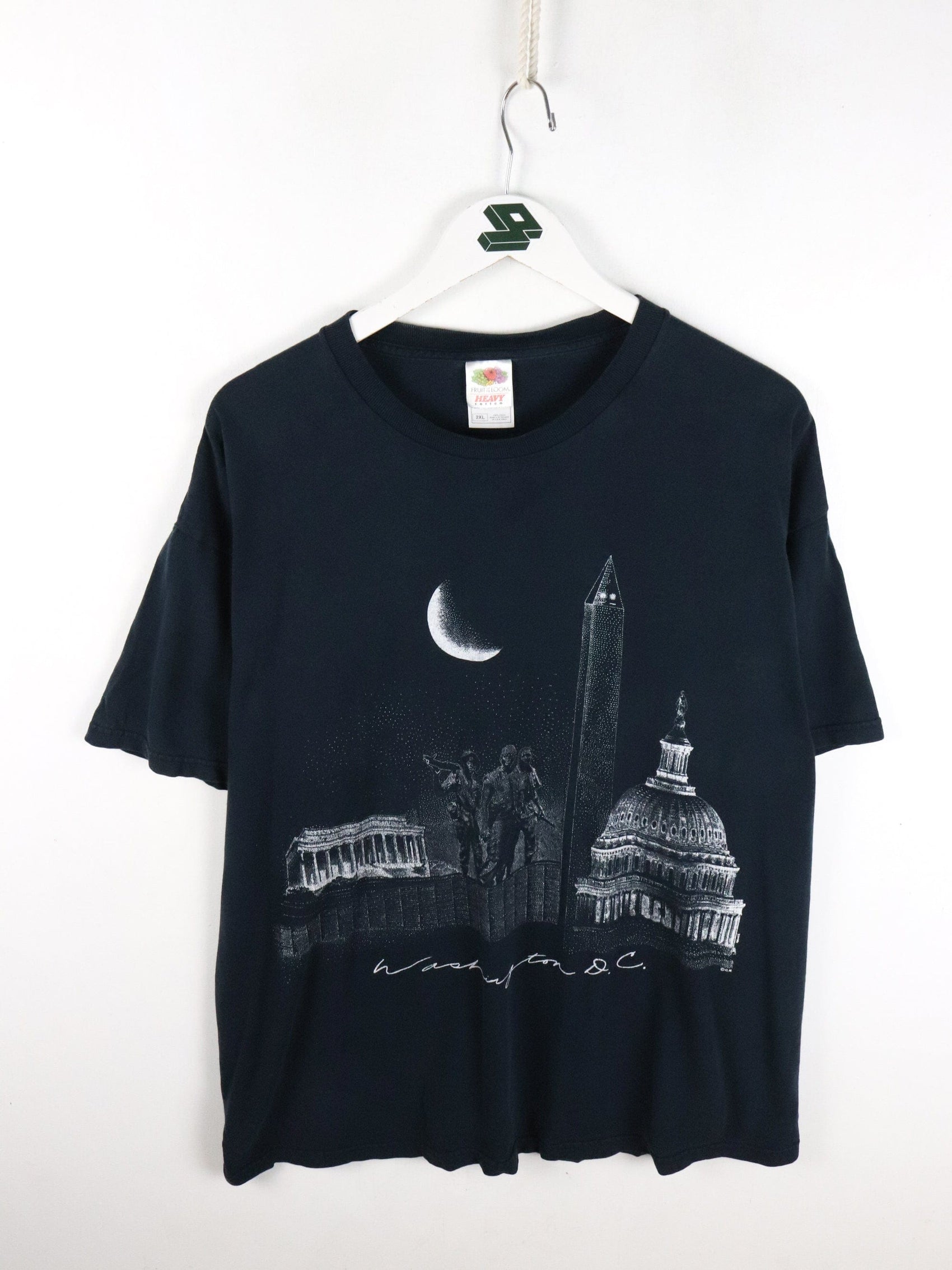 Vintage Washington D.C. T Shirt Mens 2XL Black