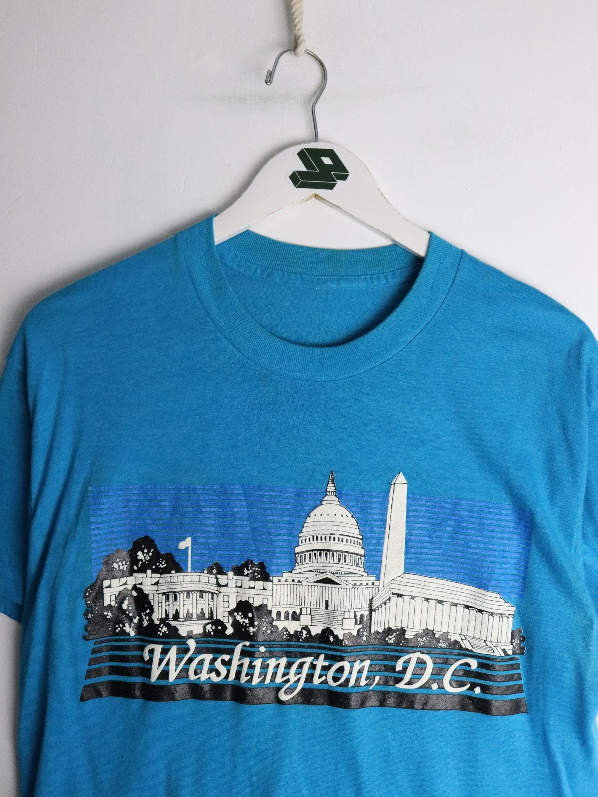 Vintage Washington D.C. T Shirt Mens Small Blue 90s USA from propervintagecanada