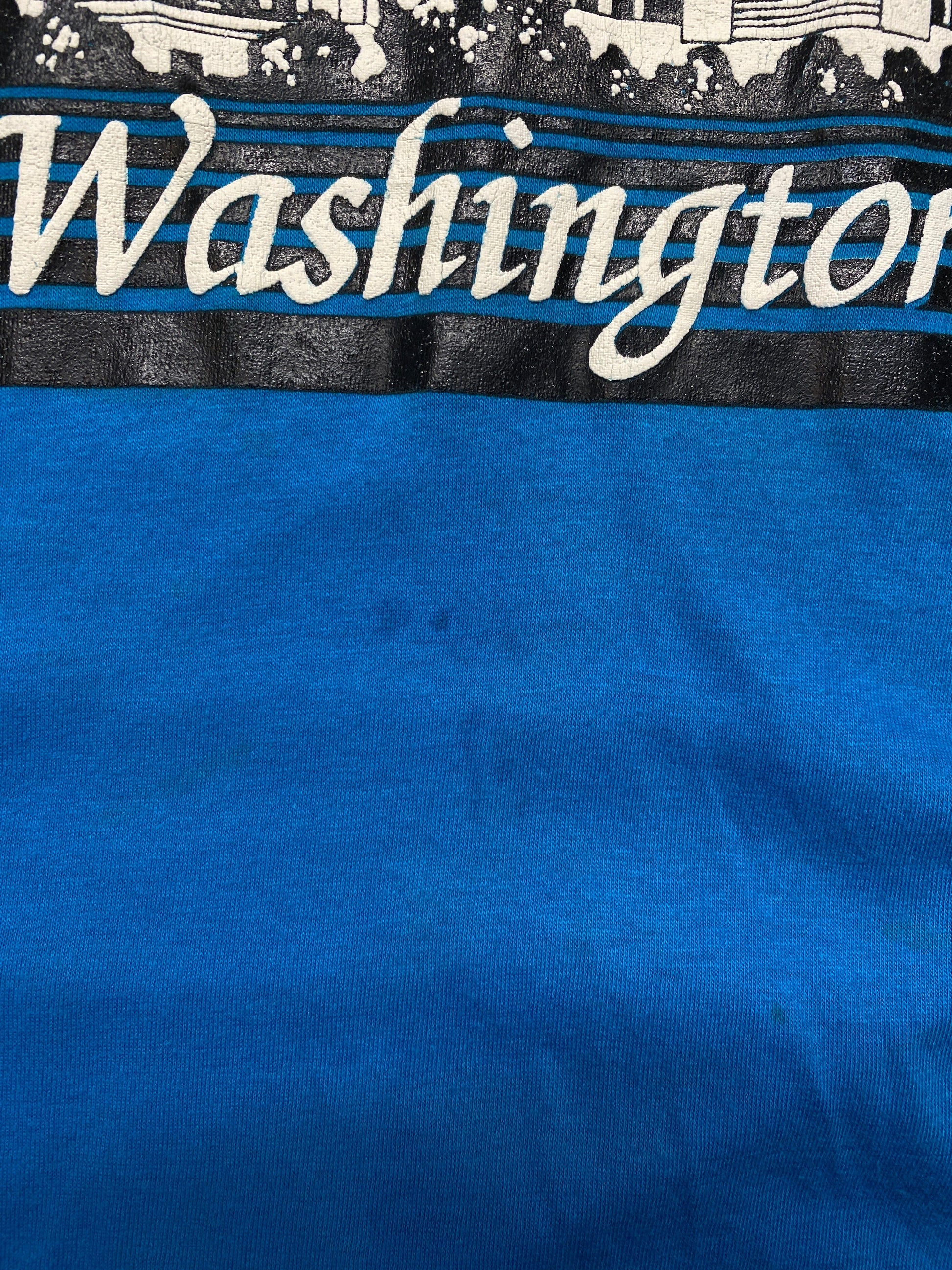 Vintage Washington D.C. T Shirt Mens Small Blue 90s USA from propervintagecanada
