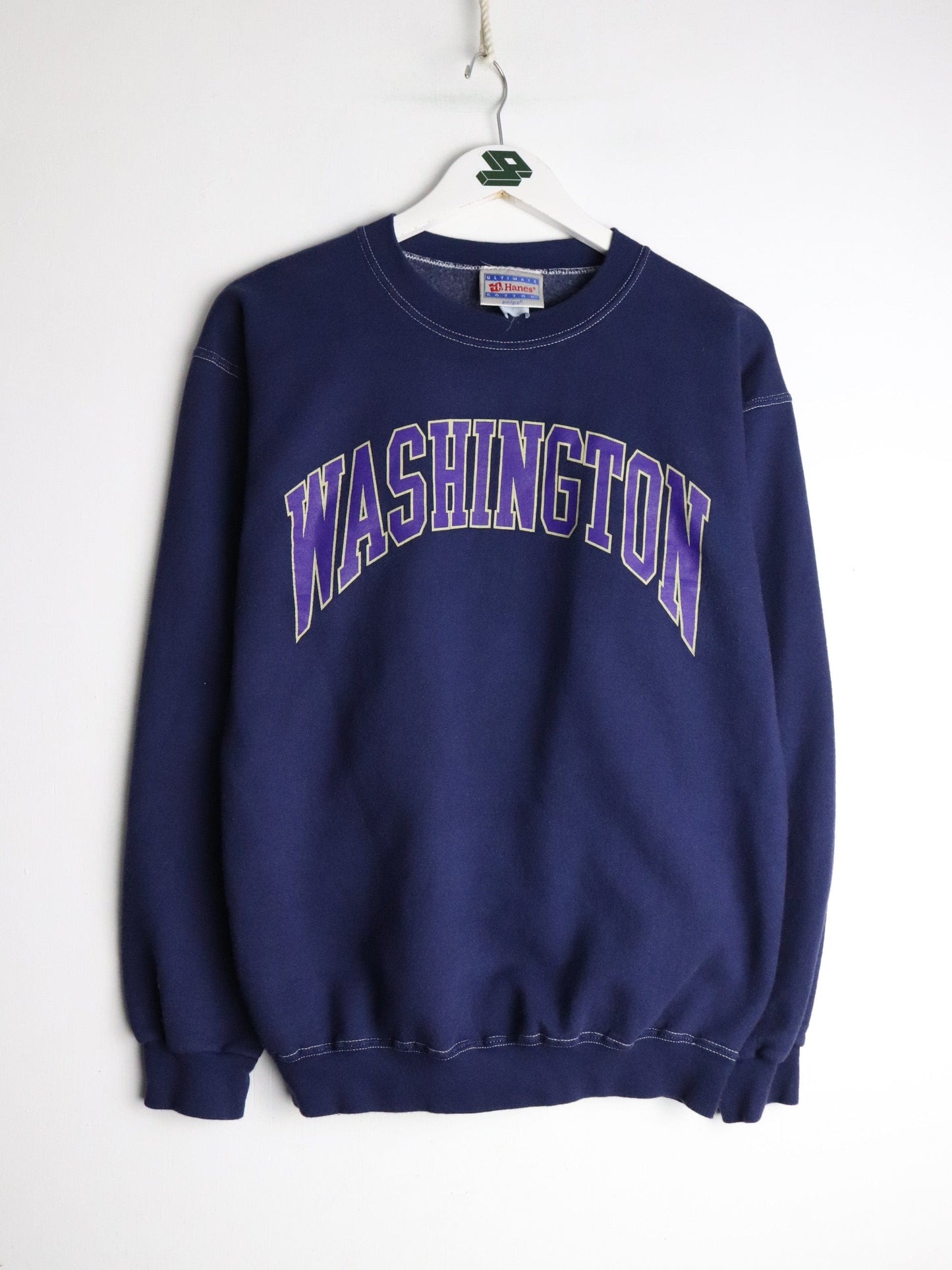Vintage Washington Huskies Sweatshirt Mens Medium Blue College